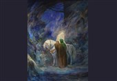 نگاهی به نقاشی حسن روح‌الامین با محور آسمانی‌ترین پیوند عالم