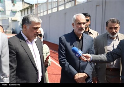 بازدید استاندار مازندران از ورزشگاه شهید وطنی قائمشهر