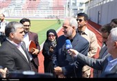 بازدید استاندار مازندران از ورزشگاه شهید وطنی قائمشهر