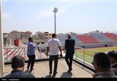 بازدید استاندار مازندران از ورزشگاه شهید وطنی قائمشهر