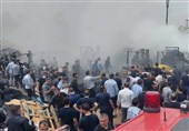 آتش‌سوزی در کارخانه لاستیک شهریار/ 50 نفر مصدوم شدند
