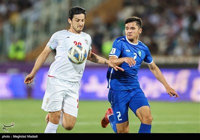 دیدار تیم های فوتبال ایران و ازبکستان- عکس خبری تسنیم