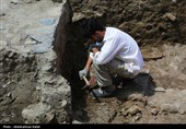 کاوش باستان شناسی در خیابان باباطاهر همدان