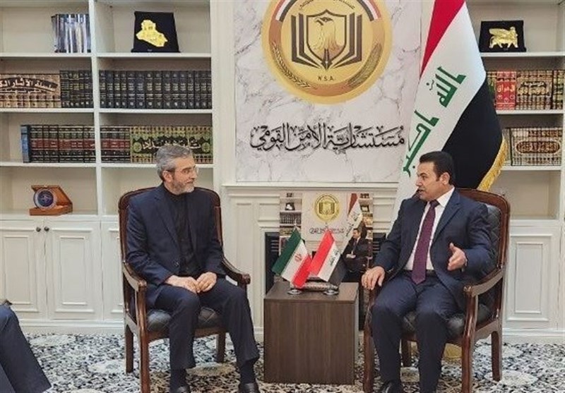 رایزنی علی باقری و مشاور امنیت ملی عراق