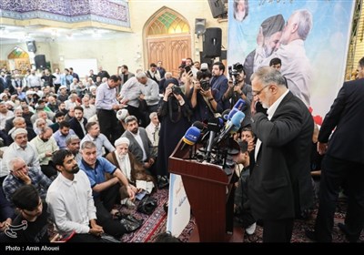 حضور علیرضا زاکانی در مسجد ابوذر محله فلاح