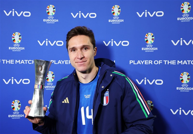 کیه‌زا بهترین بازیکن مصاف ایتالیا و آلبانی لقب گرفت 2
