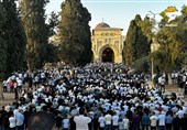 اقامه نماز عید قربان در مسجدالاقصی با حضور 40 هزار فلسطینی