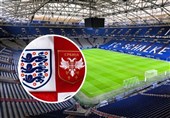 تونل خاص ورزشگاه شالکه در بازی صربستان - انگلیس + عکس