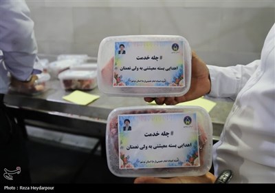 توزیع گوشت قربانی بین خانواده‌های نیازمند بوشهری