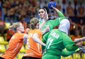 شکست هندبال جوانان دختر ایران مقابل هلند