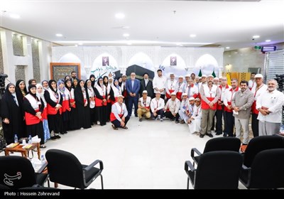 دیدار با پزشکان و کادر درمان داوطلب در حج 1403