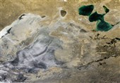 نابودی 90 درصد مساحت دریاچه آرال + عکس