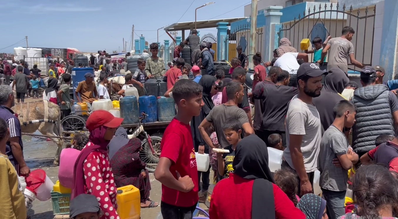 قصه پر غصه تهیه آب آشامیدنی در ایستگاه تصفیه آب غزه