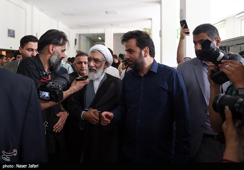 سخنرانی انتخاباتی مصطفی پورمحمدی در دانشگاه تهران- عکس خبری  ...