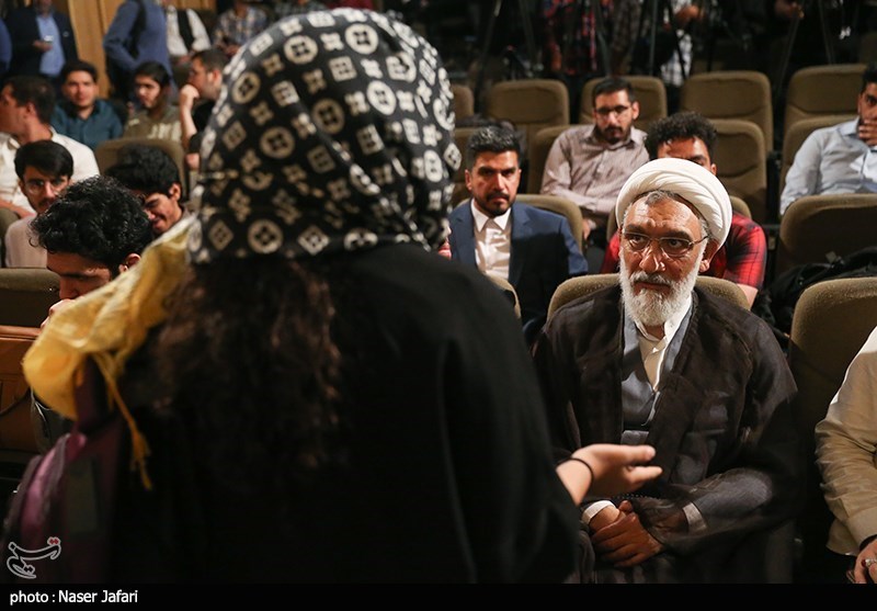 سخنرانی انتخاباتی مصطفی پورمحمدی در دانشگاه تهران- عکس خبری  ...