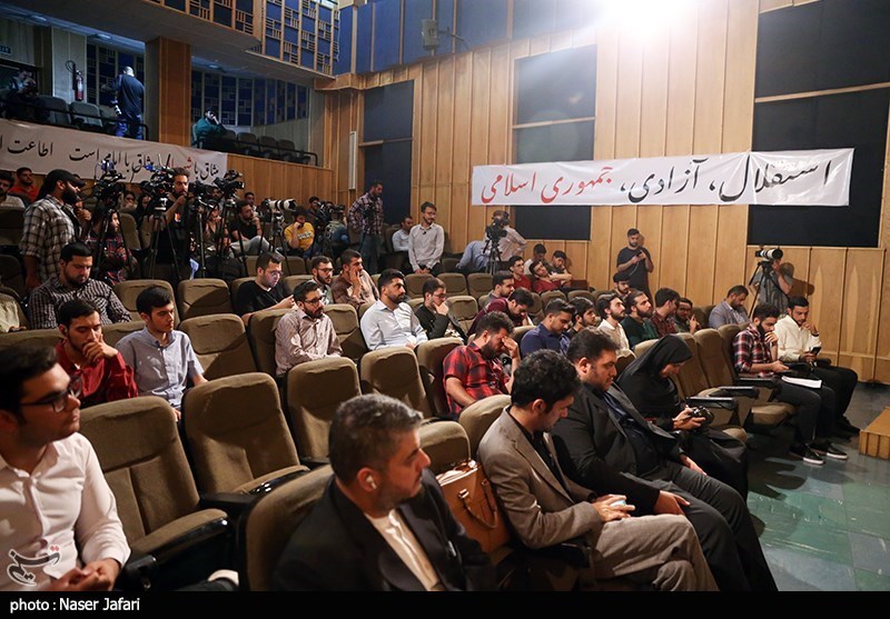 سخنرانی انتخاباتی مصطفی پورمحمدی در دانشگاه تهران- عکس خبری  ...