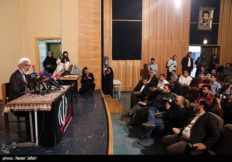 سخنرانی انتخاباتی مصطفی پورمحمدی در دانشگاه تهران- عکس خبری  ...