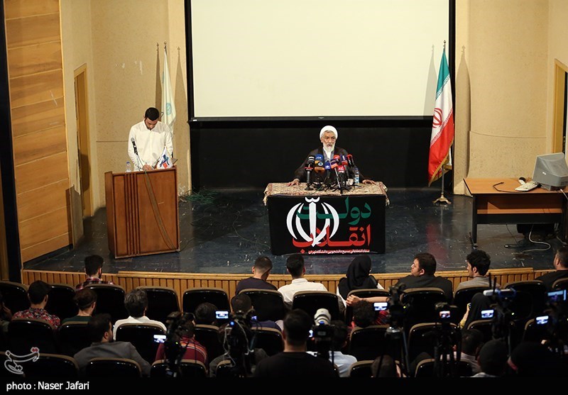سخنرانی انتخاباتی مصطفی پورمحمدی در دانشگاه تهران- عکس خبری  ...