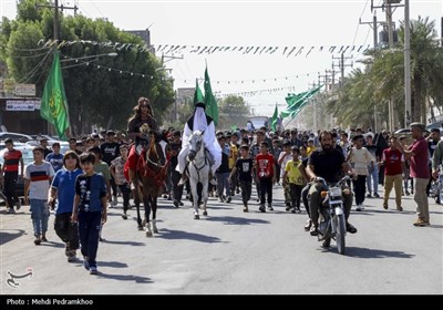 راهپیمایی عید غدیر در کوت عبدالله شهرستان کارون