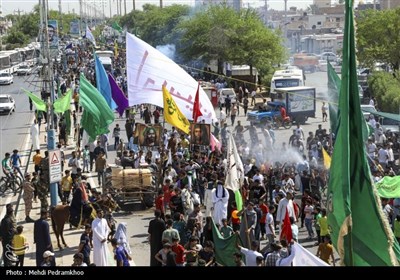 راهپیمایی عید غدیر در کوت عبدالله شهرستان کارون