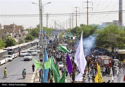 راهپیمایی عید غدیر در کوت عبدالله شهرستان کارون