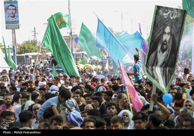 راهپیمایی عید غدیر در کوت عبدالله شهرستان کارون