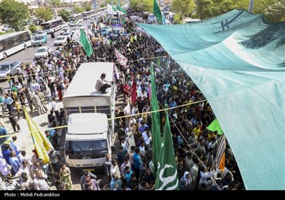 راهپیمایی عید غدیر در کوت عبدالله شهرستان کارون