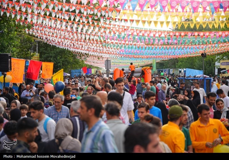 استقبال پایتخت ایران از مهمانی 10 کیلومتری عید غدیر