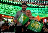 برپایی شادیانه‌های عید غدیر در محلات کاشان