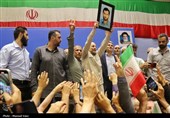 همایش انتخاباتی محمد باقر قالیباف در تبریز