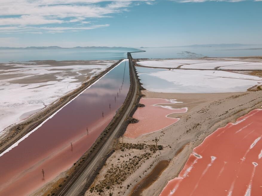خشک شدن "دریاچه نمک یوتا" فاجعه محیط زیستی آمریکا