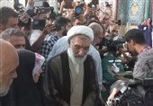 پورمحمدی در حسینیه ارشاد رای خود را به صندوق انداخت