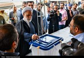 Qalibaf Attends Presidential Polls