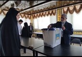 سردار قاآنی رأی خود را در مشهد به صندوق انداخت +فیلم