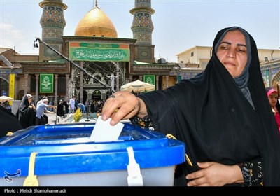 انتخابات ریاست جمهوری - حرم حضرت عبدالعظیم حسنی (ع)