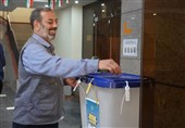 حضور هنرمندان و اهالی فرهنگ و رسانه خراسان رضوی در انتخابات