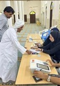 مسن‌ترین شهروند قشم رأی خود را به صندوق انداخت