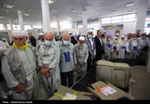 بازگشت حجاج بیت الله الحرام به فرودگاه همدان
