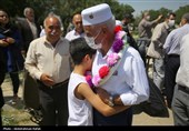 بازگشت حجاج بیت الله الحرام به فرودگاه همدان
