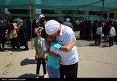 بازگشت حجاج بیت الله الحرام به فرودگاه همدان