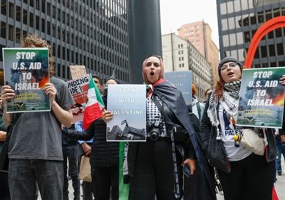 بازداشت معترضان ضداسرائیلی در جریان تظاهرات نیویورک