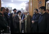 مراسم چهلم شهدای خدمت در حرم حضرت فاطمه معصومه(س)