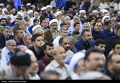 مراسم چهلم شهدای خدمت در حرم حضرت فاطمه معصومه(س)