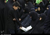مراسم چهلم شهدای خدمت در حرم حضرت فاطمه معصومه(س)