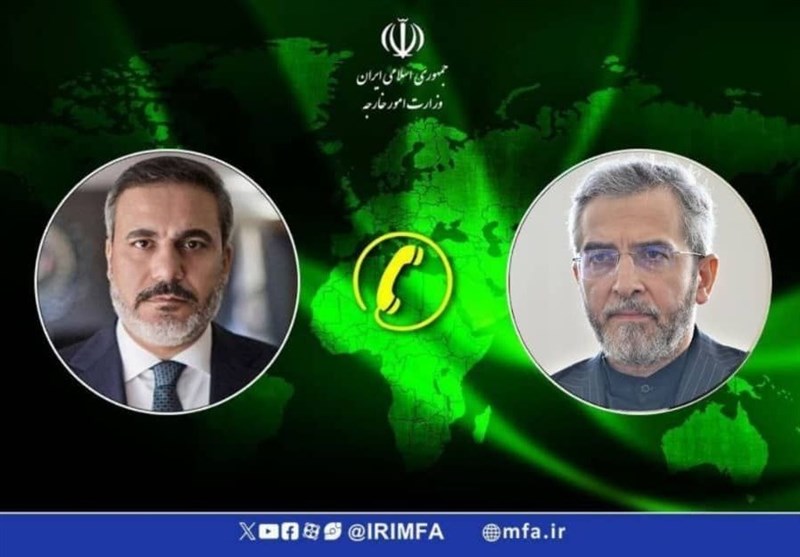 مباحثات هاتفیة بین علی باقری ووزیر الخارجیة الترکی