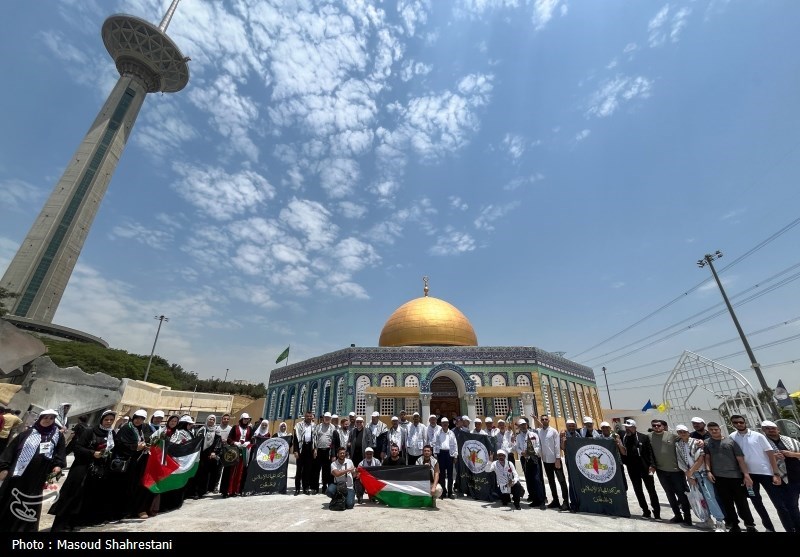 برگزاری مراسم استقبال از بازماندگان کربلای غزه در تهران