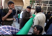 برپایی خیمه عزای محرم در امامزاده موسی مبرقع(ع)