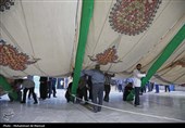 برپایی خیمه عزای محرم در امامزاده موسی مبرقع(ع)