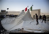 آیین سنتی برپایی خیمه های عزاداری محرم در شهر زرقان-فارس