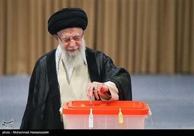 Ayatollah Khamenei Votes in Iran’s Runoff Presidential Election